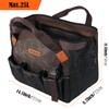 WELKINLAND 18 Pockets Electrician Tools Bag,14" Heavy Duty Plumber Tool