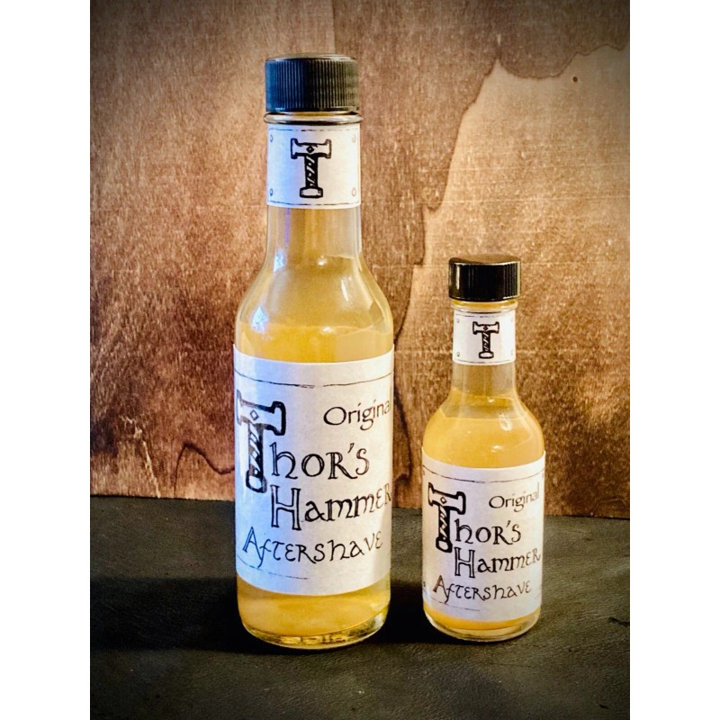 Thor's Hammer Original Viking Axe Aftershave for Men, All Natural,