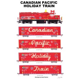 Canadian Pacific Holiday Train (Canadian) 11"x17" Poster by Andy Fletcher signed
