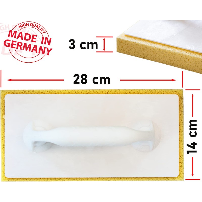 Kronen Hansa 3 x Reibfix Tile Washboard with Hydro Sponge