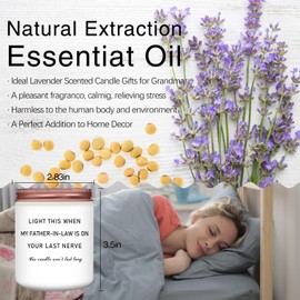 HOMSOLVER Gifts for Mother in Law, Mother in Law Birthday Gifts, Mothers Day Christmas Gifts for Mother-in-Law, Mother in Law Anniversary Retirement Candles Gifts from Daughter Son in Law