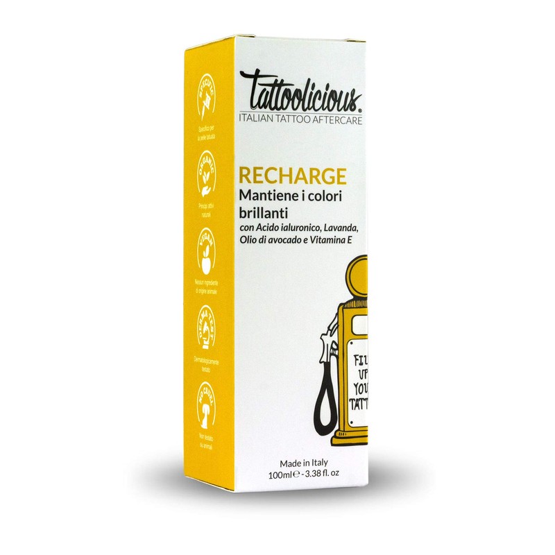 Sticker Licious Recharge 100ml – Cream Revitalising for Tattoos