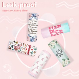 Goiicoln Thank You Gift for Women Skinny Tumbler 20oz, Coffee Cup Water Bottle with Lid and Straws, May You Be Proud of Work You Do Appreciation Gift for Friends, Employee Gift Ideas for Coworkers