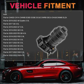 INGKAN - Carcasa para filtro de aceite de motor 06M115401L se adapta a A6 Quattro, Q5, Q7, RS Q8, RS5, S4, S5, S6, S8, SQ5, SQ8, Touareg 2023-2016 Reemplaza OE 06M115401E 06M15401E 1F 06M198405F