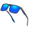 VIAHDA Polarized Sunglasses for Men Fishing Driving Running Sports Glasses