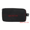10in Black Surfboard Surfing Fin Storage Bag Durable Canvas Handbag