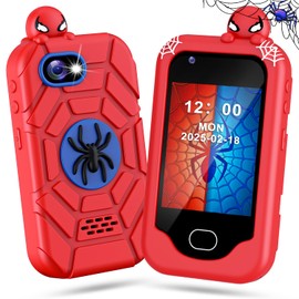 Teléfono Inteligente para Niños, Regalo de Navidad y Cumpleaños para Niños Pequeños de 3 a 10 Años, Juguete de Teléfono Celular para Niños con Pantalla Táctil con Cámaras, Aprendizaje, Música