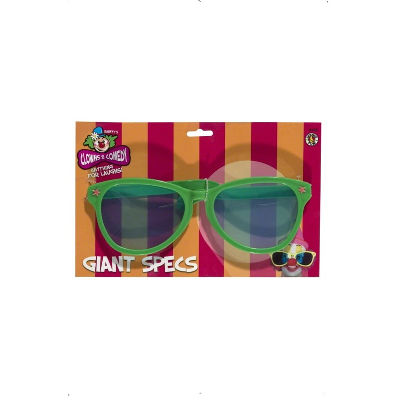 Smiffys Giant Sunglasses Bright Assorted