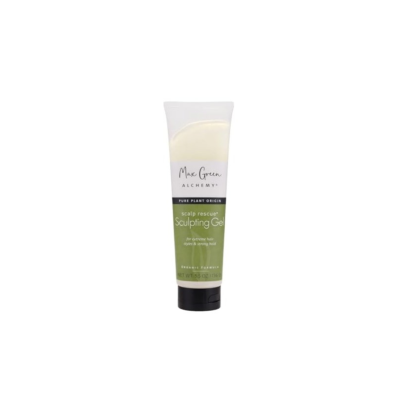 Max Green Alchemy Scalp Rescue Sculpting Gel, 5.5 Ounce