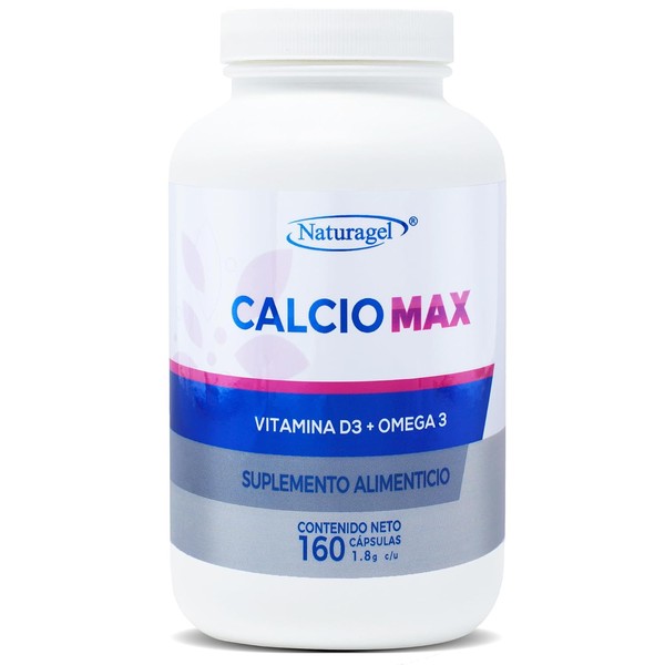 Naturagel Calcio Max - Carbonato de Calcio Vitamina D3 y