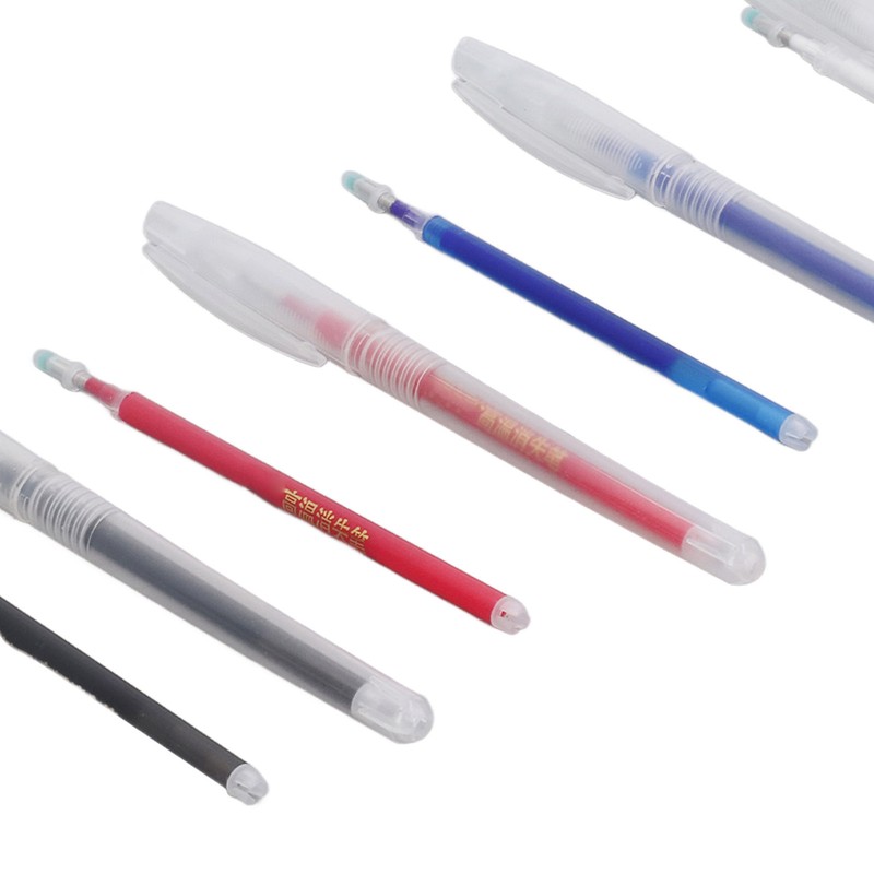 100Pcs Heat Erase Pens Erasable Smoother Writing Various Colors Fabric