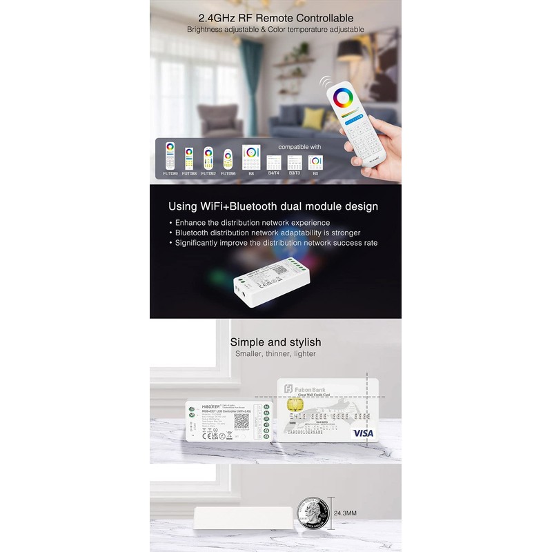 Mi Light MiBoxer FUT039W Mini WiFi + RF Receiver -