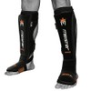 Meister Leg Protectors Leg Support Boxing Kickboxing Cowhide Leather Small/Medium
