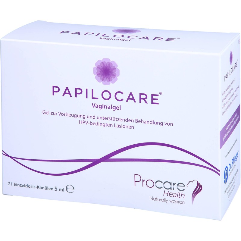 Papilocare Vaginal Gel 21 canulas of 5 ml