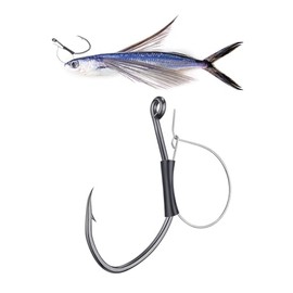 Premium Live Bait Hooks for Large Fish – High-Strength Carbon Steel, Unique Live Bait Lock Design, Corrosion-Resistant, Perfect for Saltwater & Freshwater Fishing. (Medium)