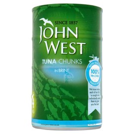 John West Tuna Chunks in Brine (4x160g) - Pack of 2