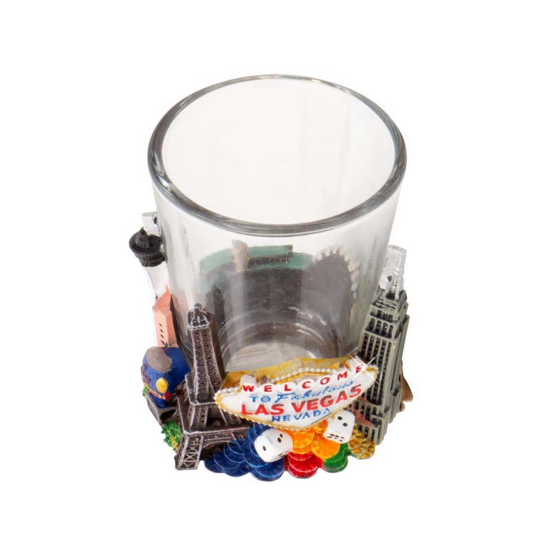 City-Souvenirs - Vaso de chupito de Las Vegas con 3D