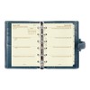 Filofax Holborn Organizer, Pocket Size, Blue - Full-Grain Buffalo Leather,