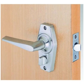 Kawaguchi Giken Home Lever Partition Lock, Backset, 2.4 inches (60 mm), Nickel