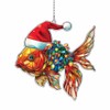 Fish Ornament, Fish Decor Christmas Tree, Fish Lovers Gift, Acrylic