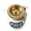 Talea SUS304 Stainless Steel Sink Strainer Basket Valve, Shiny Gold