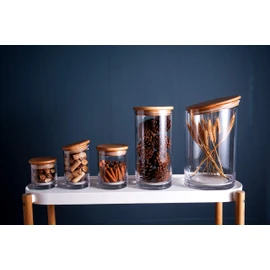 FOYER 2300057CL Unbreakable Flower Base Polycarbonate, Stylish, Height 7.1 inches (18 cm), Width 2.4 inches (6 cm), Small