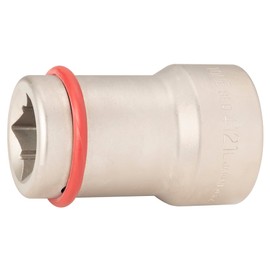 トネ(TONE) 電動タイヤレンチ専用ホイルナットコンビソケット(12角) 8ED-4121L 差込角25.4mm(1") 二面幅41×21mm