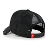 ililily Premium NASA Worm Logo Embroidery Structured Baseball Cap, Black