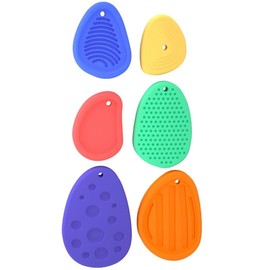 FamGift Silica Gel Sensitive Stones Autism Kids Toys Helps Reduce Brain Anxiety and Pressure, Touch Silica Gel, Comfortable to Touch (6 Pack)