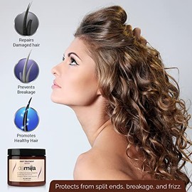 Deep Treatment Mask, Hair Rejuvenating Mask - Hydrolyzed Keratin to Strengthen and Moisturize - Conditions Damaged Hair Treatment by Damila (4 oz)