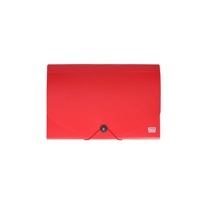TTO Expanding File with 12 Compartments and Elastic Closure PP