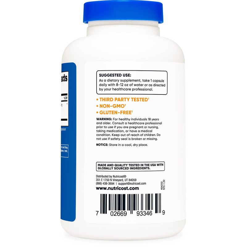 Nutricost Bitter Melon 600mg, 180 Capsules (2 Bottles)