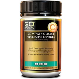 GO Healthy Go Vitamin C 500mg Vegetarian Cap X 100