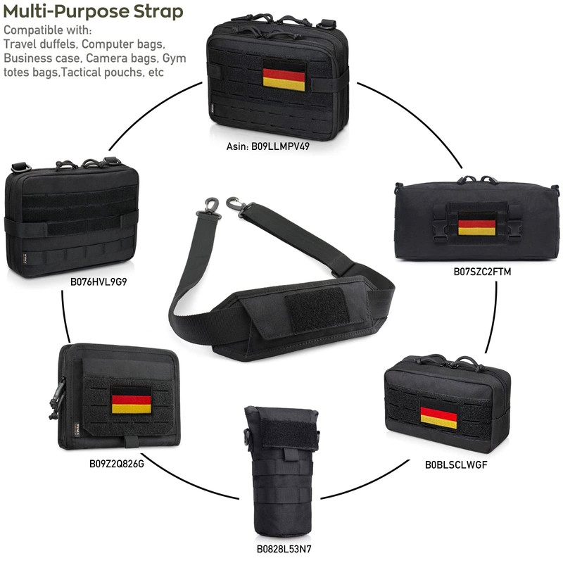 WYNEX Shoulder Strap Pad for Tactical Bag, Universal Bag Strap
