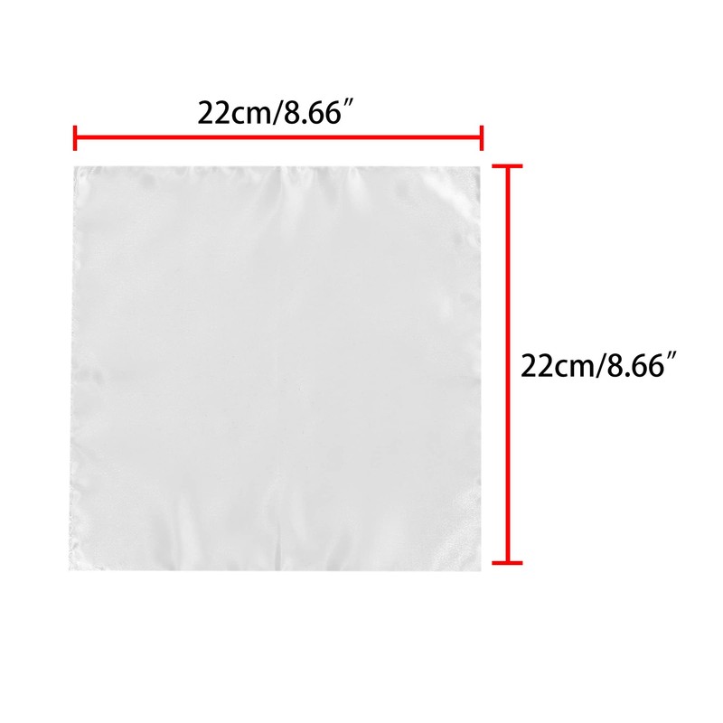 Allegra K Men's Pocket Square Solid Color Pocket Square Handkerchief