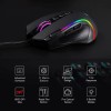 Redragon M612 Predator RGB Gaming Mouse, 8000 DPI Wired Optical