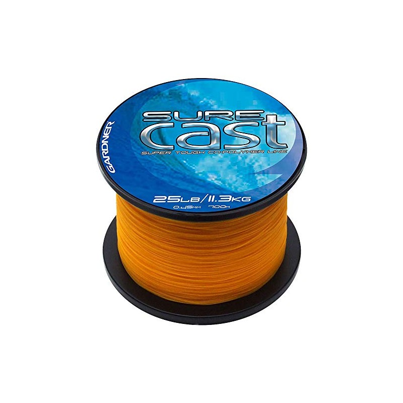Gardner Tackle Sure Cast 25Lb (11.3Kg) Red