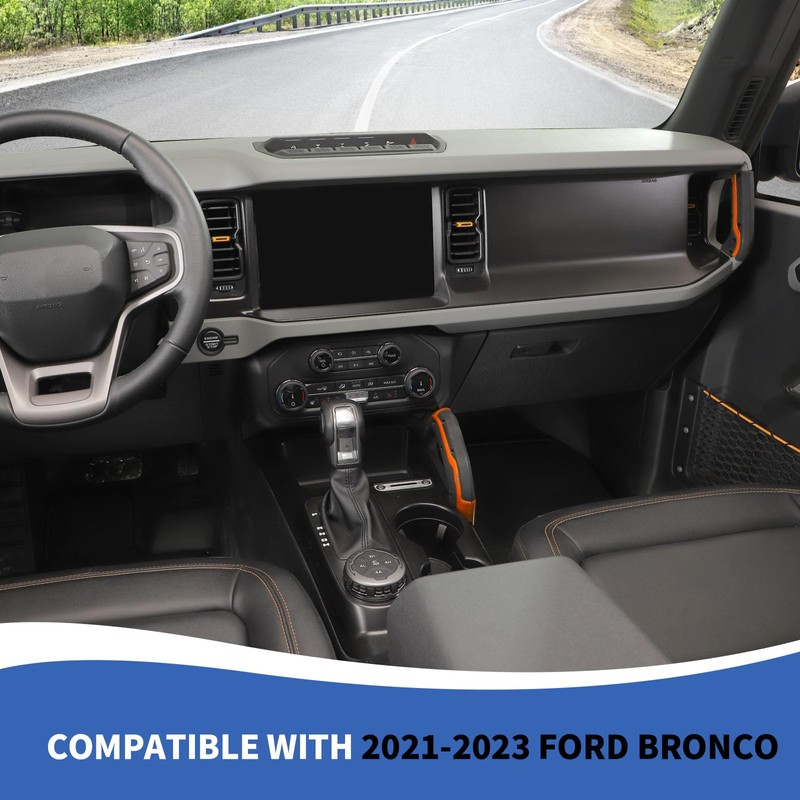 RAZPOY Center Console Dash Grab Handle Cover Trim Compatible with