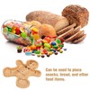 GLEAVI Gingerbread Man Snack Board: Wood Christmas Gingerbread Platter Holiday