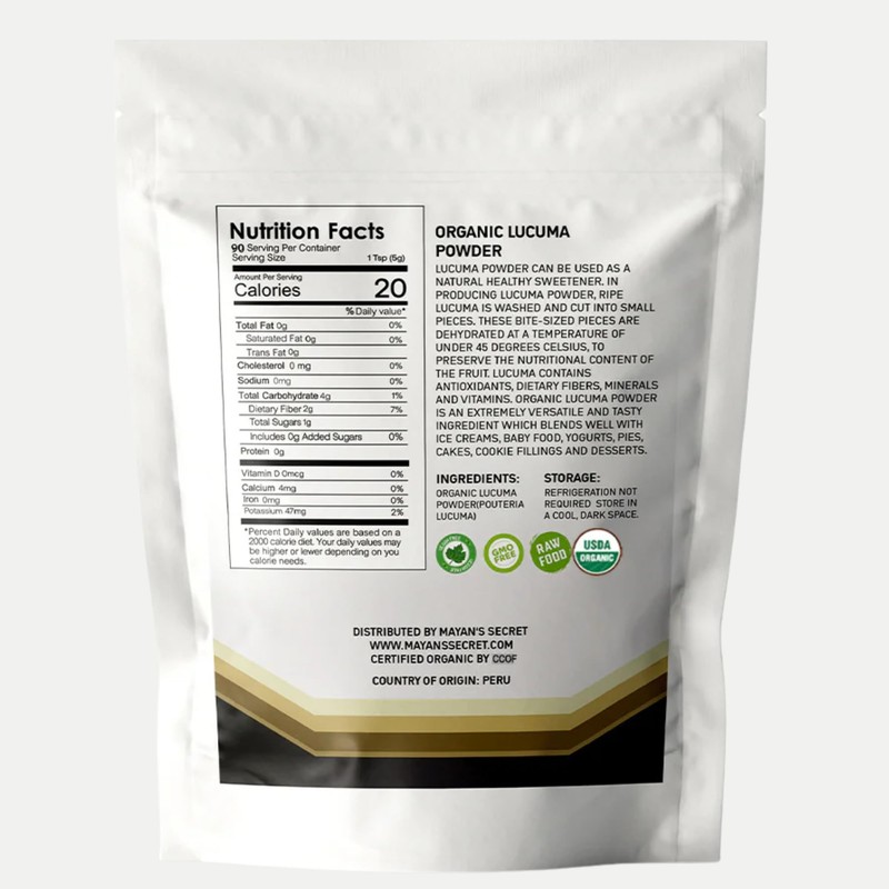 Lucuma Powder Organic Raw – Non-GMO & Nutrient-Dense Superfood |