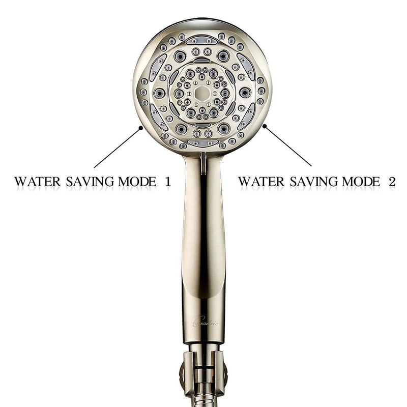 Couradric Handheld Shower Head, 7-Function High Pressure Shower Head with