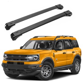 ERKUL Roof Rack Cross Bars for Ford Bronco Sport 2021-2025 Base & 2021-2025 Big Bend & 2023 Heritage Edition & 2024 Heritage & 2021 Outer Banks, Anti-Theft Lock Aluminum Crossbars for Rooftop | Black
