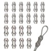 20 Pcs stainless steel duplex wire rope cable clamp/wire rope