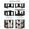 HAIXIN Adjustable 10 Tier Shoe Organizer - Narrow Plastic Vertical