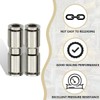 Bwintech 3 pieces 10 mm straight pressure in connection pneumatic