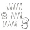 Qrity 10Pcs Coil Extended Compressed Spring, Compressed Springs, Stainless Steel