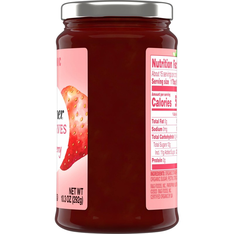 Polaner Organic Preserves, Strawberry, 10.3 Ounce