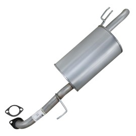 Rear Muffler fits 2010 2011 2012 2013 Kia Forte 2.0L Sedan | Stainless Steel | Northeastern Exhaust | Free Gasket Included | Direct Fit
