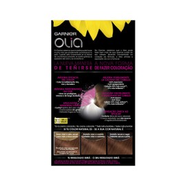 Garnier Olia Coloración Permanent Sin Amoniaco Para Un Olor Agradable Con Aceites Florales De Origen Natural - Rubio Caramelo 6.35