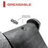 4 Pack - Dump Trailer Hinges - Trailer Door Strap
